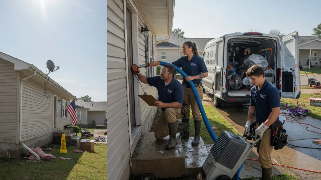 Ceiling Water Damage Restoration in Tustin, MI near me